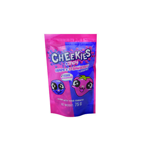 CHEEKIES – grape and strawberry MIX 75 G 1x23