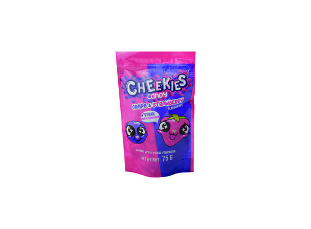 CHEEKIES – grape and strawberry MIX 75 G 1x23 