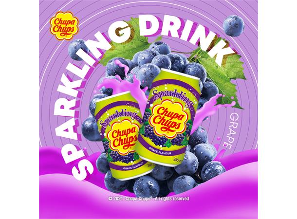 CHUPA CHUPS DRINK GRAPE 1x24 