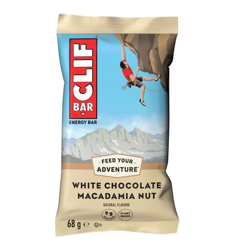 Clif Bar Energy Bar White Chocolate Macadamia Nut 68g 1x12