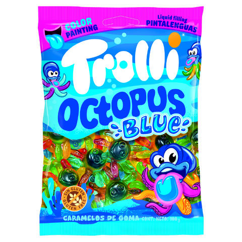 Trolli Octopus Blue 1x12
