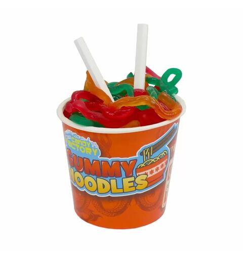 Crazy Candy Factory Gummy Noodles 63g 1x12