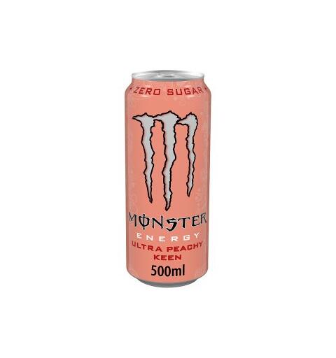 Monster Ultra Peachy Keen Energy Drink 500ml 1x12