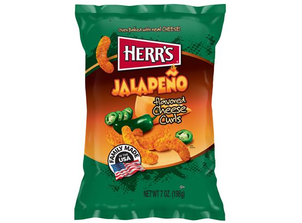 HERR'S JALAPENO POPPERS CHEESE CURLS 1X12 170 G 