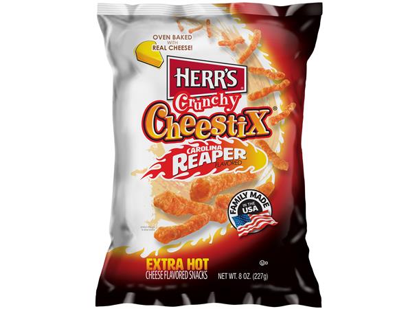 Herr's Carolina reaper crunchy cheese sticks 1x8 226,72 G