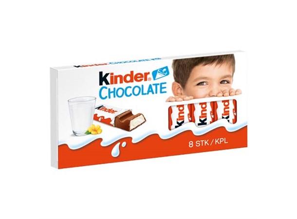 KINDER CHOCOLATE 8-PACK 10 x 100 g 