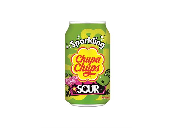 Chupa Chups Sour Green Apple 345ml 1x24 