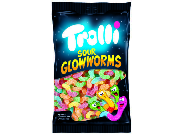 Trolli Sour Glowworms 8x1kg 