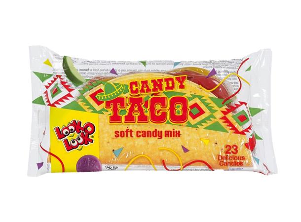 Look-O-Look Candy Taco 115G 1X14 
